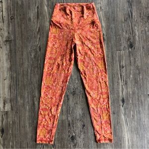 Aerie paisley floral high waisted leggings